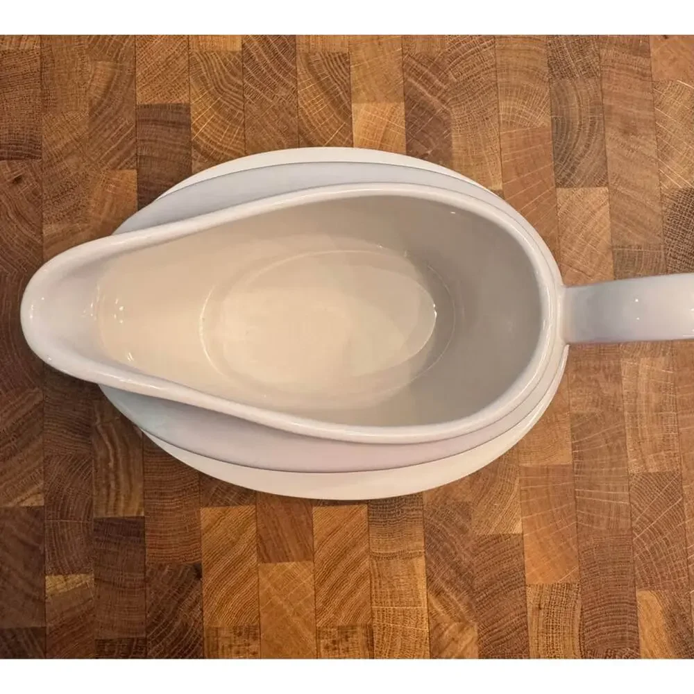 Sur La Table Gravy Boat with Saucer
